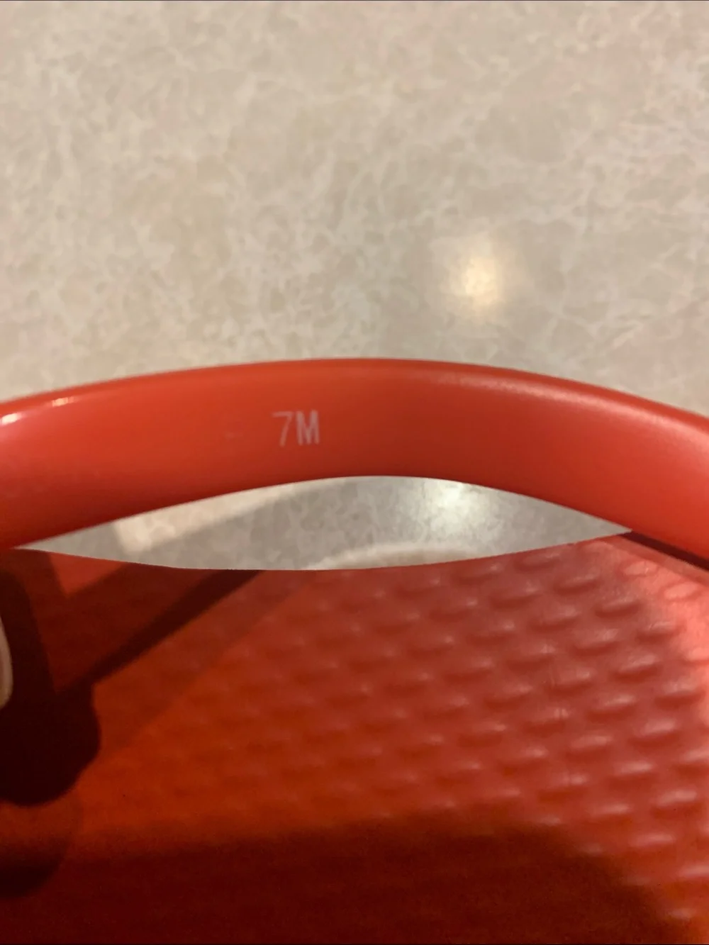 Tory Burch Coral-Red Logo Thong Sandals Size 7